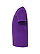 Youth Fine Jersey T-Shirt Pro Purple Ghosted Side View