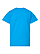 Youth Fine Jersey T-Shirt Turquoise Ghosted Back View