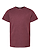 Youth Fine Jersey T-Shirt Vintage Burgundy Ghosted Front View