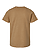Youth Fine Jersey T-Shirt Vintage Coyote Brown Ghosted Back View