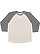 YOUTH BASEBALL TEE Natural Heather/Grnite Heather 