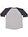 YOUTH BASEBALL TEE Vintage Heather/Vintage Navy Back