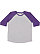 YOUTH BASEBALL TEE Vintage Heather/Vintage Purple 