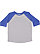 YOUTH BASEBALL TEE Vintage Heather/Vintage Royal 