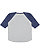 YOUTH BASEBALL TEE VN Heather/VN True Navy Back