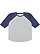 YOUTH BASEBALL TEE VN Heather/VN True Navy 