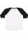 YOUTH BASEBALL TEE White/Black Back