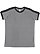 YOUTH RETRO RINGER TEE Granite Heather/Vintage Smoke 