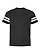 Youth Football T-Shirt Vintage Smoke/Blended White Ghosted Front View