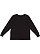 YOUTH LNG SLV FINE JERSEY TEE Black Back