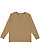 YOUTH LNG SLV FINE JERSEY TEE Coyote Brown 