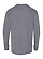 Youth Long Slv Jersey Shirt Granite Heather Ghosted Back View