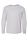Youth Long Slv Jersey Shirt Heather Ghosted Front View