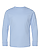 Youth Long Slv Jersey Shirt Light Blue Ghosted Front View