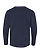 Youth Long Slv Jersey Shirt Navy Ghosted Back View