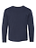 Youth Long Slv Jersey Shirt Navy Ghosted Front View