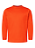 Youth Long Slv Jersey Shirt Orange Ghosted Front View