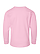 Youth Long Slv Jersey Shirt Pink Ghosted Back View