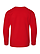 Youth Long Slv Jersey Shirt Red Ghosted Back View