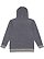 ADULT MELANGE FR TRRY HOODIE Navy Melange Back