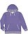 UNISEX MELANGE FR TRRY HOODIE Purple Melange 