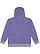 ADULT MELANGE FR TRRY HOODIE Purple Melange Back