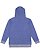 UNISEX MELANGE FR TRRY HOODIE Royal Melange Back