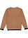 ADULT STATEMENT FLEECE CREW Coyote Brown/Black Back