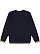 ADULT STATEMENT FLEECE CREW Navy/Titanium Back