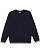 ADULT STATEMENT FLEECE CREW Navy/Titanium 