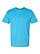 Unisex Fine Jersey T-Shirt Aqua Ghosted Front View
