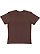 UNISEX FINE JERSEY TEE Brown Back