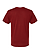 Unisex Fine Jersey T-Shirt Cardinal Blackout Ghosted Back View