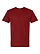Unisex Fine Jersey T-Shirt Cardinal Blackout Ghosted Front View