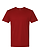 Unisex Fine Jersey T-Shirt Garnet Ghosted Front View