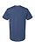 Unisex Fine Jersey T-Shirt Indigo Ghosted Back View