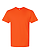 Unisex Fine Jersey T-Shirt Orange Ghosted Front View