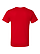 Unisex Fine Jersey T-Shirt Red Ghosted Back View
