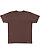 UNISEX FINE JERSEY TEE Vintage Chocolate Back