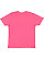 MENS FINE JERSEY TEE Vintage Hot Pink Back