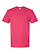 Unisex Fine Jersey T-Shirt Vintage Hot Pink Ghosted Front View