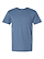 Unisex Fine Jersey T-Shirt Vintage Indigo Ghosted Front View