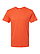 Unisex Fine Jersey T-Shirt Vintage Orange Ghosted Front View