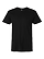 Eco-Friendly CVC T-Shirt Black Ghosted Front View