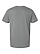 Unisex Vintage Wash T-Shirt Washed Gray Ghosted Back View