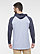 ADULT LNG SLV RAGLAN HOOD TEE  Model_Back