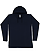 UNISEX LNG SLV RAGLAN HOOD TEE Navy 1