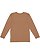 UNISEX LNG SLV FINE JERSEY TEE Coyote Brown Back