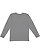 UNISEX LNG SLV FINE JERSEY TEE Granite Heather Back