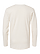 Long Sleeve Fine Jersey Shirt Natural Heather Ghosted Back View